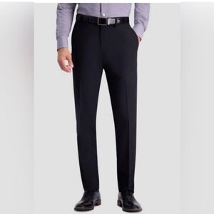 Worn Once Haggar Flex Series Manhattan Slim Fit Black Pants Slacks 30 x 32